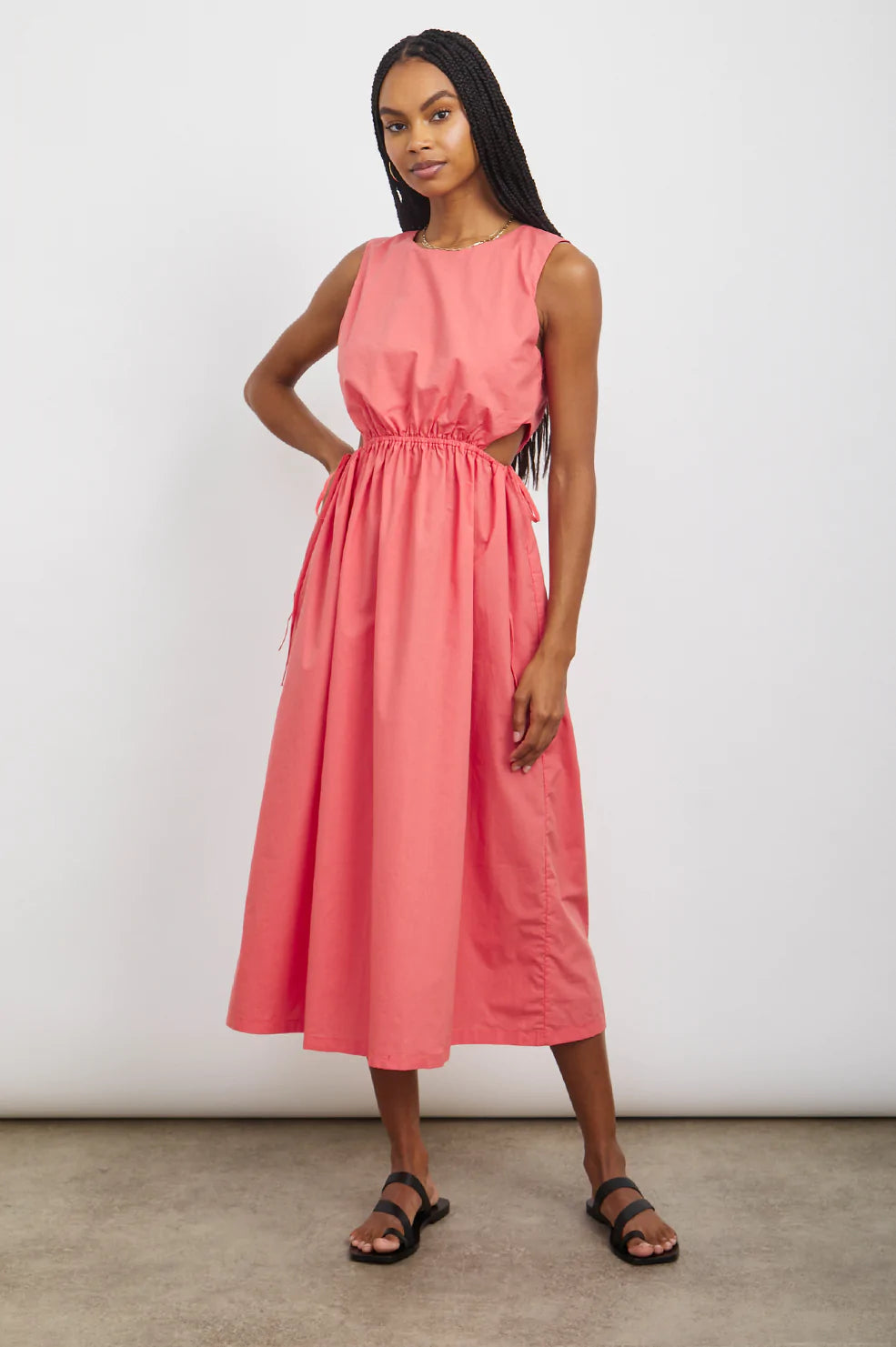 YVETTE DRESS - SPICED CORAL