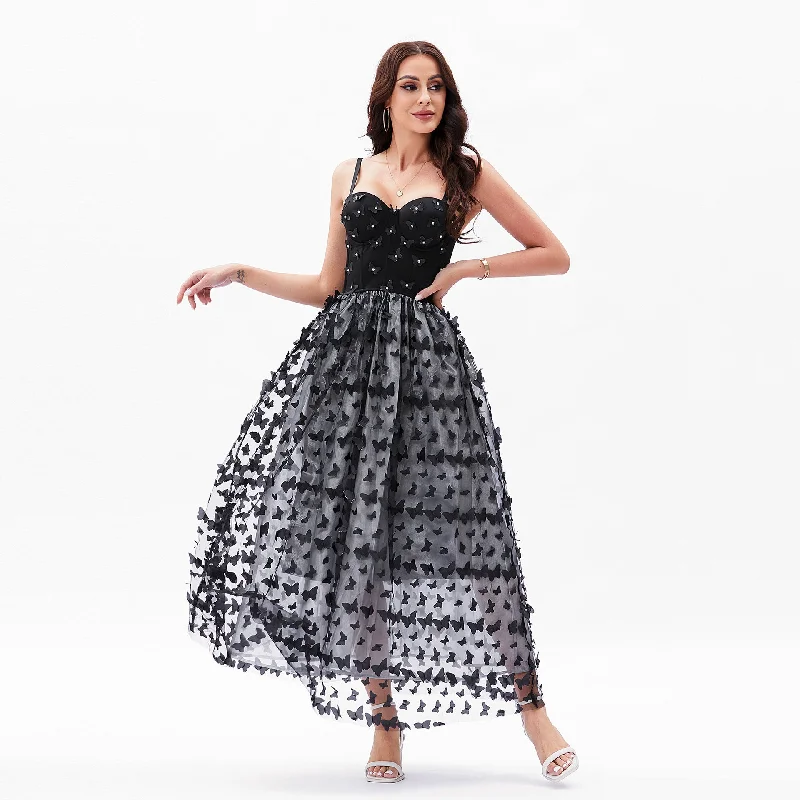 Elegant Butterfly Dress: Timeless Formal Beauty