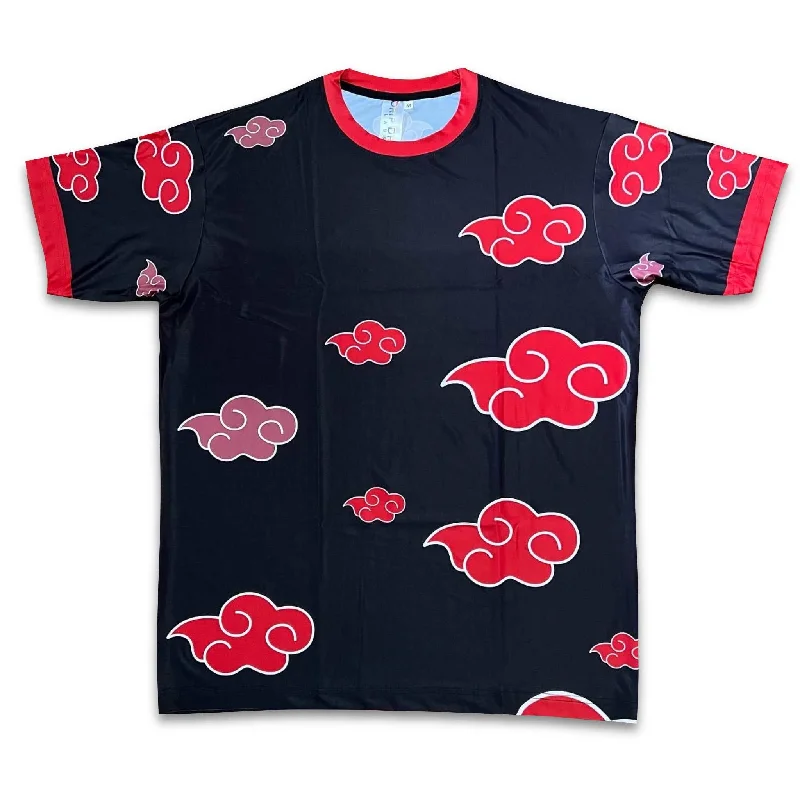 AkatsukiDrip - Cloud Shirts Trendy Short Sleeve Blouse
