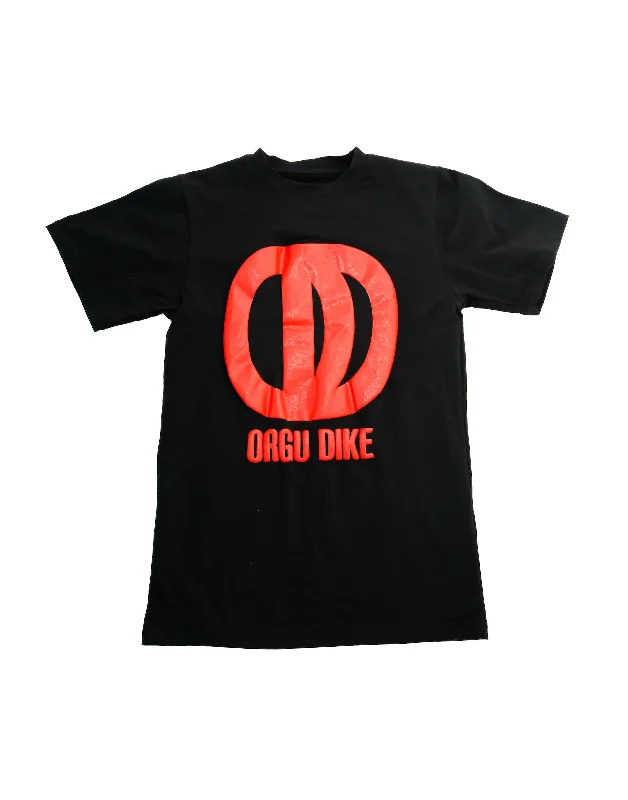Large OD Puffed Out T Shirt Trendy Floral Print Tee