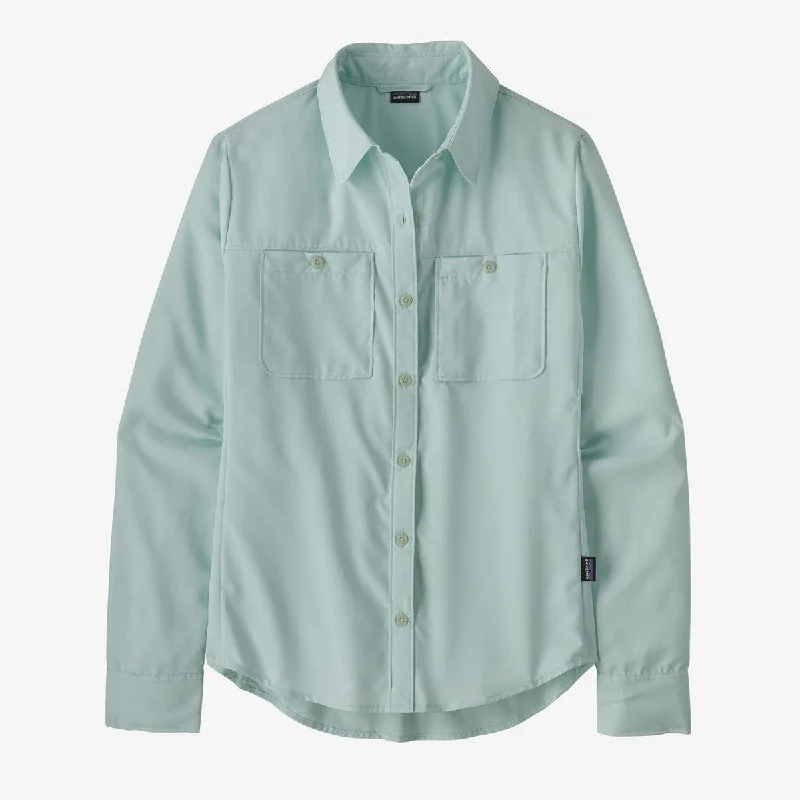Patagonia Women's Long Sleeve Self Guided Hike Shirt Comfortable Graphic Short Sleeve