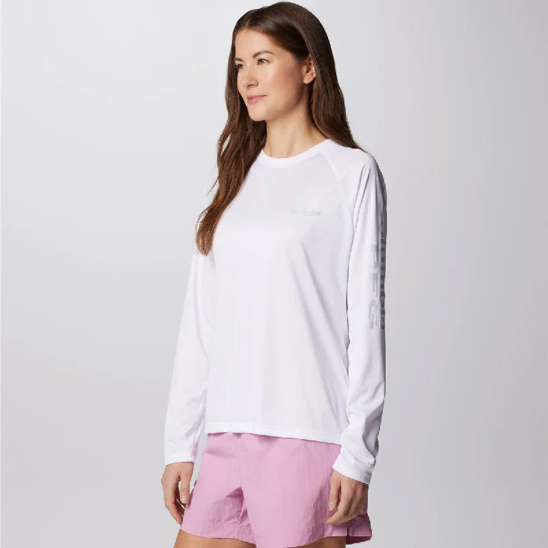 Columbia Women's Tidal Tee II Long Sleeve Shirt Classic Basic Short Shirt