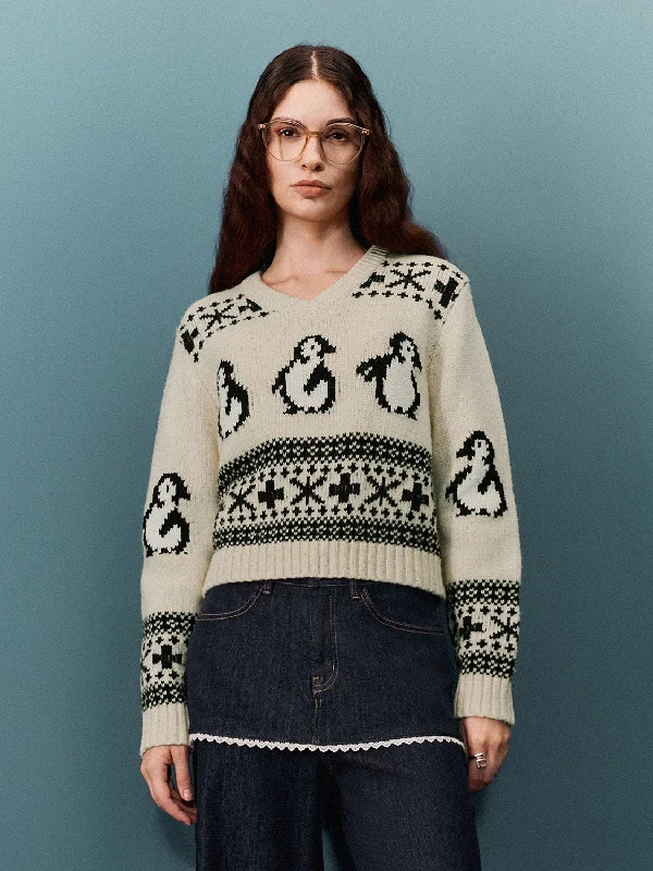 Skinny Knitted T-Shirts Real Fur Shearling Chenille