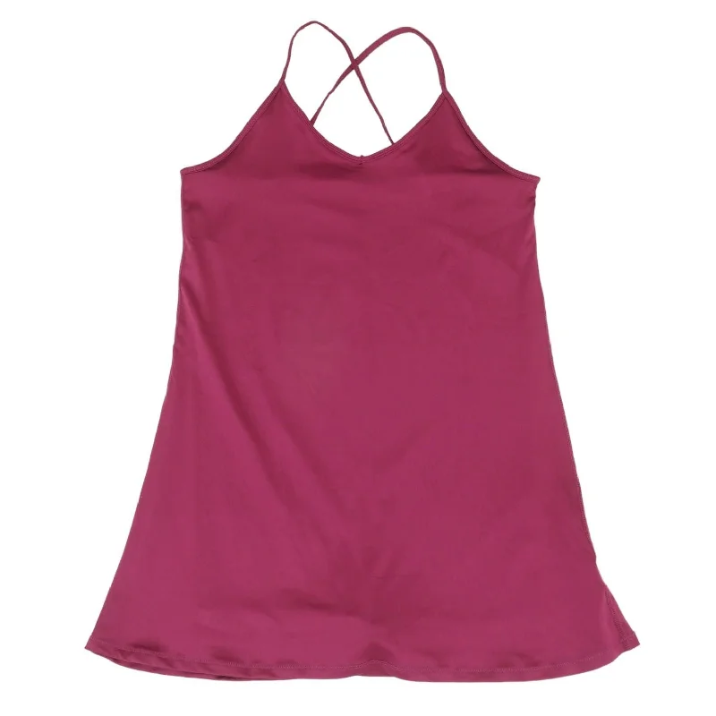 Burgundy Solid Mini Dress Trendy Mesh Mini Dress