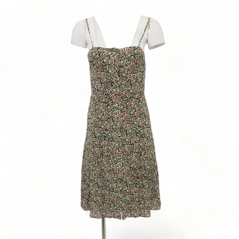 Multi Floral Mini Dress Chic Bohemian Mini Dress