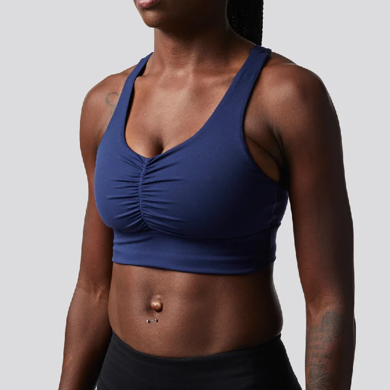 Endurance Sports Bra (Navy) Padded Push-Up Bra