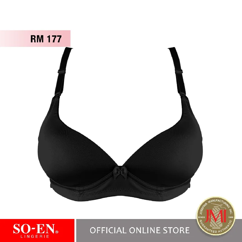 SO-EN Charry Sexy Comfort Non-Wire Bra Floral Lace Bra