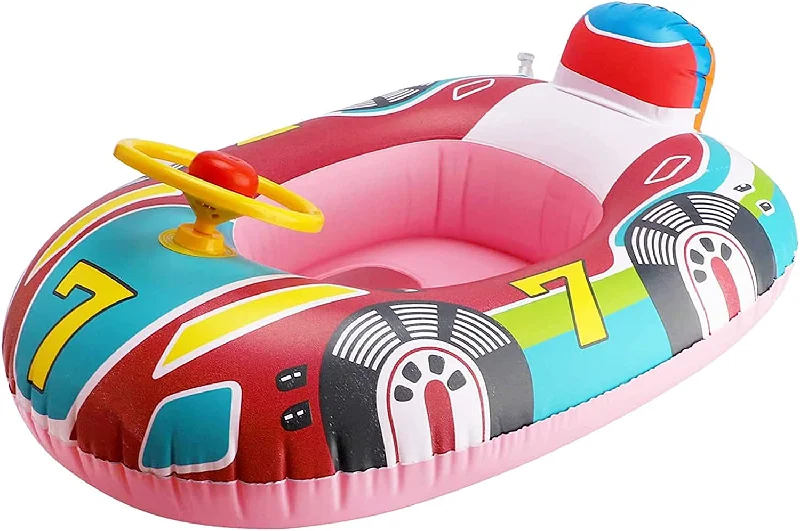 Fancydresswale Car shape Swimming tube for Boys swimming training in Swimming pool Tropical Print One-Piece