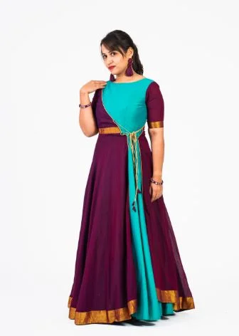 Sea Green & Burgundy Color Jacket Style Long Dress Tiered Jacket Buttoned Jacket Zippered Jacket Sea Green & Burgundy Color Jacket Style Long Dress Tiered Jacket Buttoned Jacket Zippered Jacket