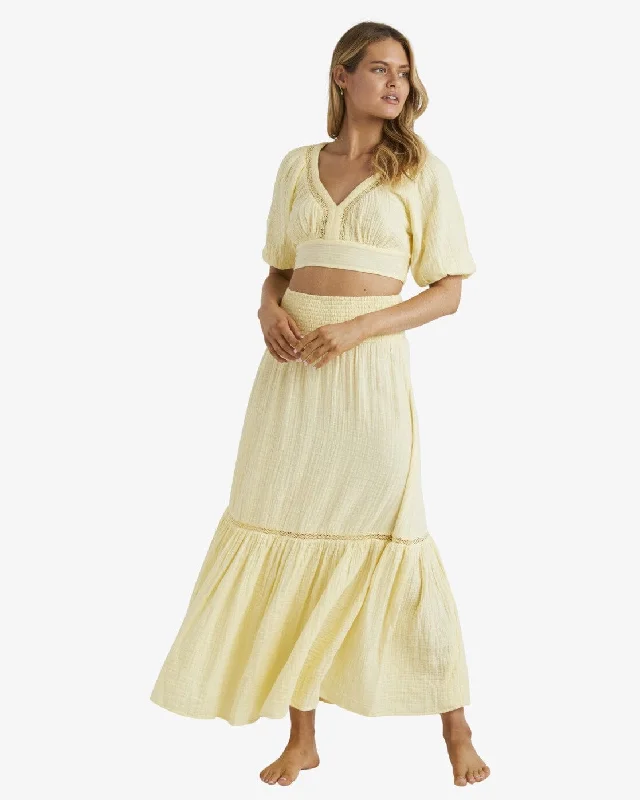Billabong In the Palms Skirt belted skirt waist